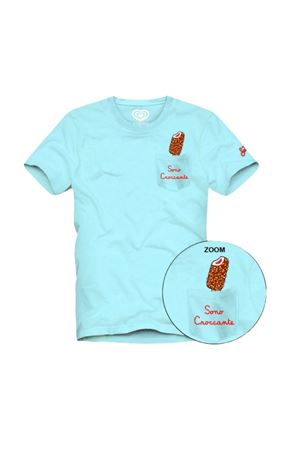 Austin Men's Cotton T-Shirt With Front Pocket MC2 SAINT BARTH | T-Shirt | AUS000104516L